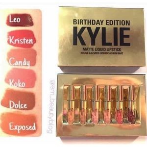 #KylieCosmetics Birthday Edition Liquid Lipstick